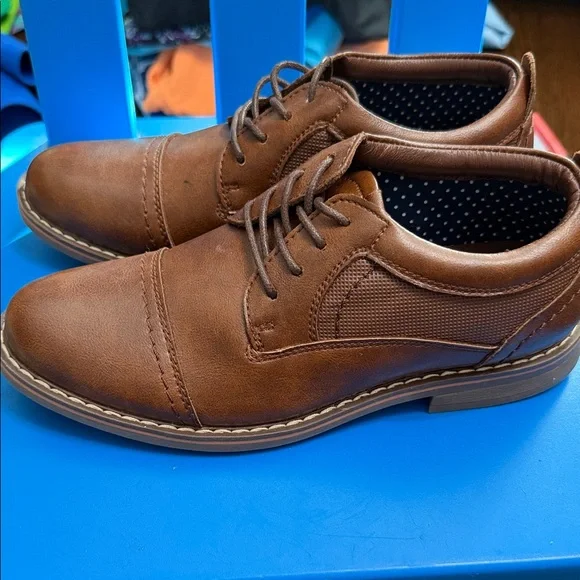 Steve Madden | Shoes | Mens Brown Leather Dress Shoes Size 3 Brand New No  Box | Poshmark